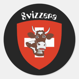Redonda Suiza Suisse Svizzera Svizra pegatina