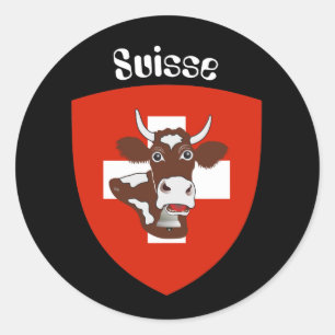 Redonda Suiza Suisse Svizzera Svizra pegatina