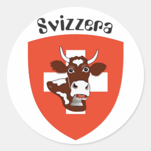 Redonda Suiza Suisse Svizzera Svizra pegatina