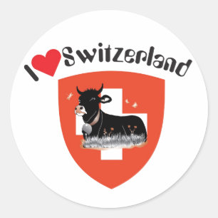 Redonda Suiza Suisse Svizzera Svizra pegatina