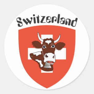 Redonda Suiza Suisse Svizzera Svizra pegatina