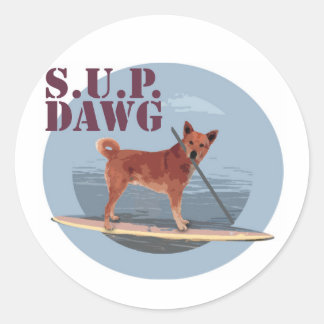 Redonda SUP Dawg pegatina