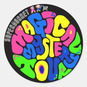 Redonda Supermercado - Pegatina de Gira Magical Mystery