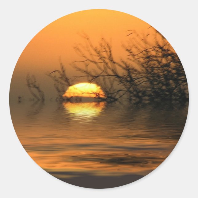 Redonda Surrealismo #001 Pegatina (Anverso)