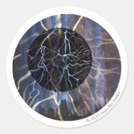 Redonda Susea Blu Studios Fire Pegatina