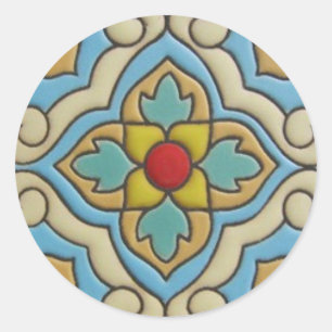Redonda Talavera Tile 5 Pegatina