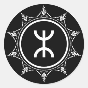 Redonda Tamazgha - la tierra del pegatina de Amazighs