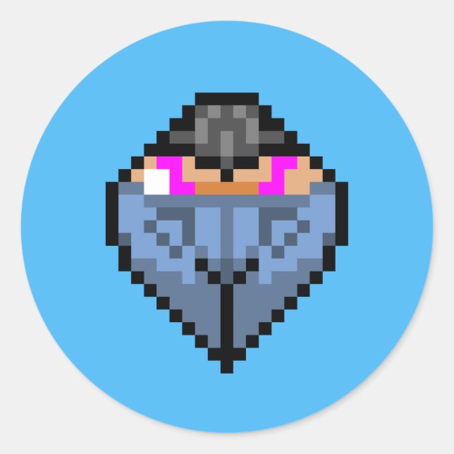 Redonda Tanned butt en Pegatina de jeans bajos (Anverso)