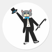 Tap Dance Cat Pegatina