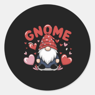 Redonda Te Amo Gnome Qué Pegatina 1