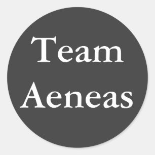 Redonda Team Aeneas Pegatina