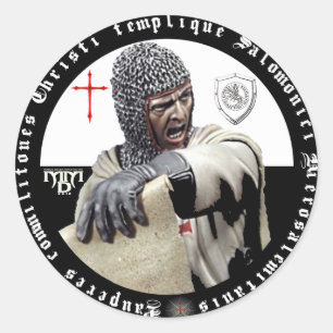 Redonda Templario estafeta pegatina