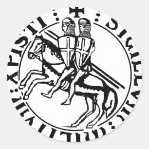 Redonda Templario pegatina