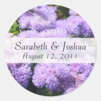 Redonda Thistle Save the Date Pegatina