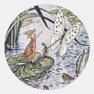 Redonda Thumbelina Pegatina