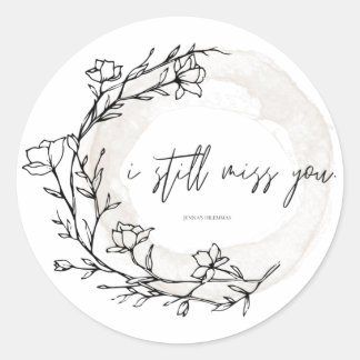 Redonda Todavía te echo de menos Pegatina