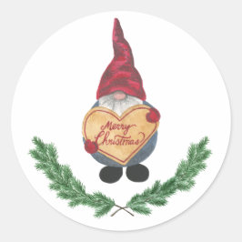 Redonda Tomten Pegatina