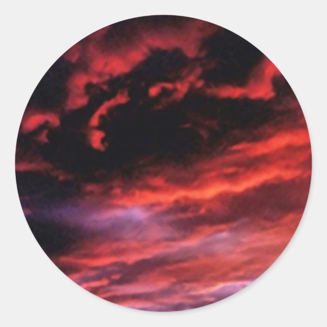 Redonda Tormenta a un pegatina de brewin (Anverso)