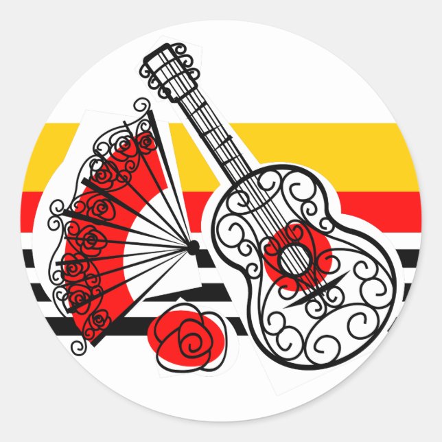 Redonda Torneo de pegatina clásico de banda de Souvenirs (Anverso)