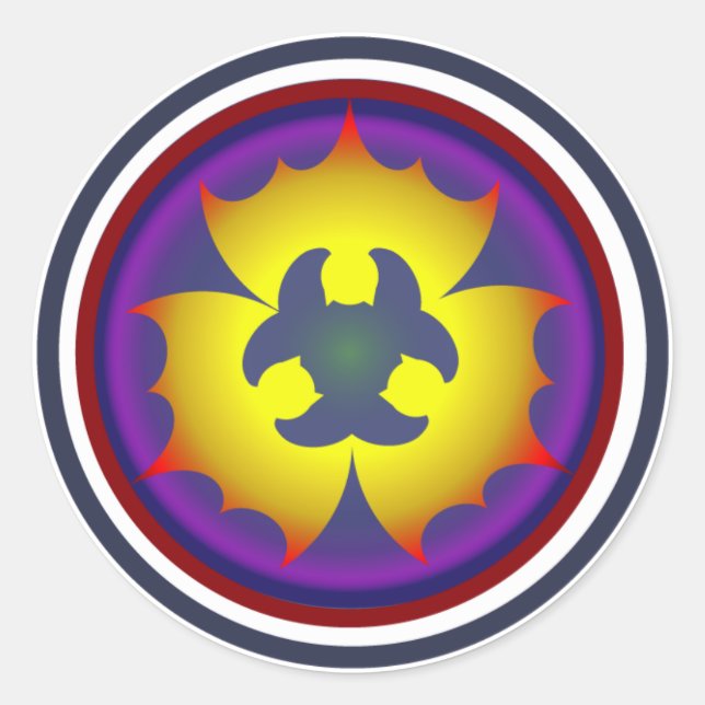 Redonda Tragedia de Sylent - pegatina (Anverso)