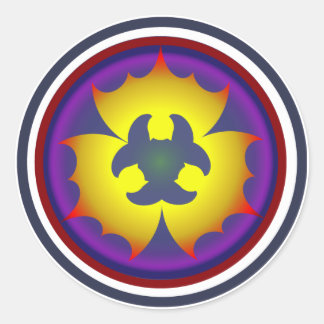 Redonda Tragedia de Sylent - pegatina