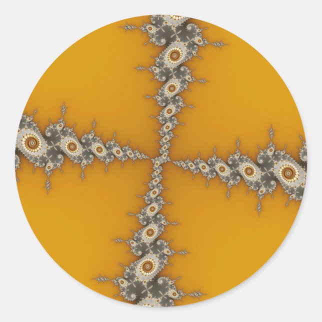 Redonda Túnel - Pegatina fractal (Anverso)