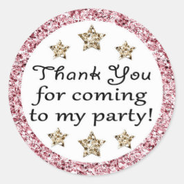 Redonda Twinkle Twinkle Little Star Gracias A Los Pegatina