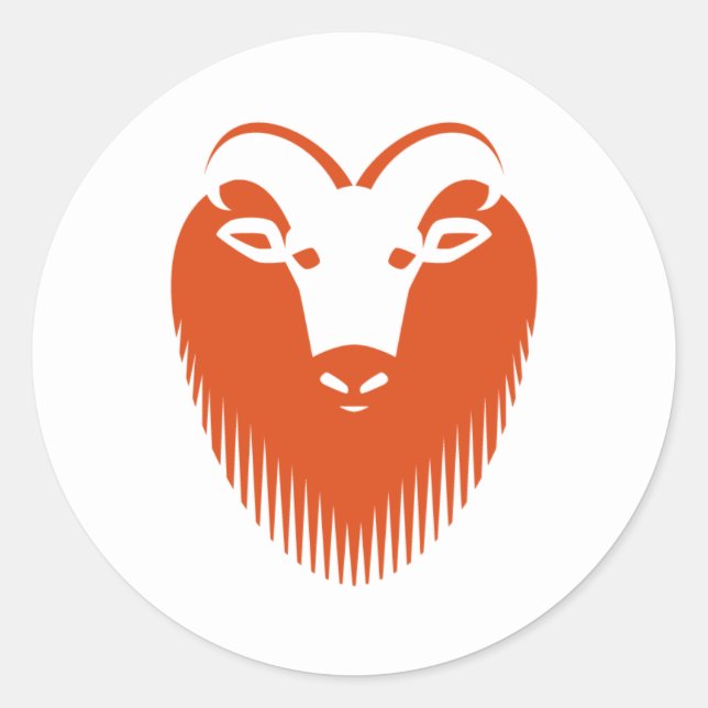 Redonda Ubuntu 14.04 LTS pegatina "Trusty Tahr" (Anverso)