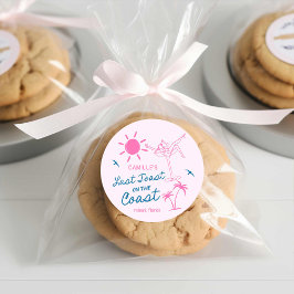 Redonda Última tostada Bachelorette Fin de Semana Pegatina