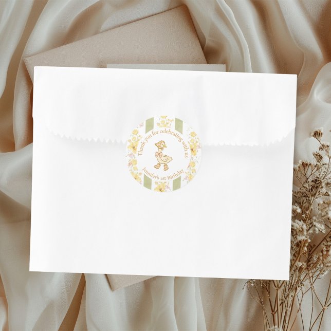 Redonda Un Pegatina tonto de oca (Subido por el creador)