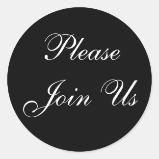 Redonda Unirse al Pegatina de sobres de EEUU