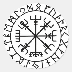 Redonda “Vegvisir”  pegatina coche