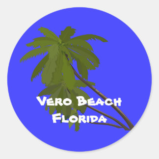 Redonda Vero Beach, Florida, Pegatina de Palmeras