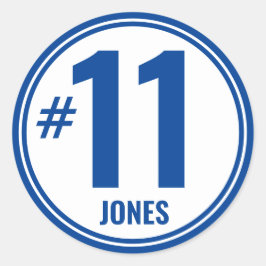 Redonda Versión alternativa del Pegatina de casco personal