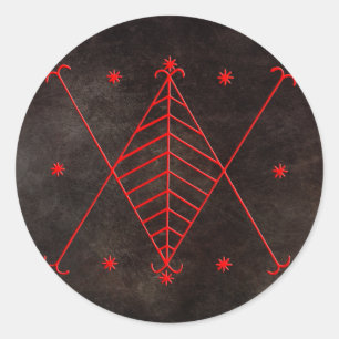 Redonda Veve Ayizan Pegatina