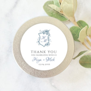 Redonda VICTORIA Regency Blue French Garden Pegatina