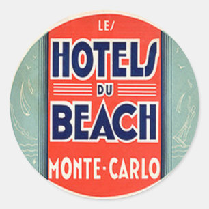 Redonda Vintage Hotel & Travel Pegatina