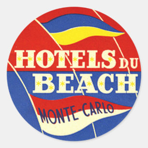 Redonda Vintage Hotel & Travel Pegatina