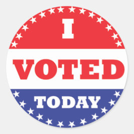 Redonda Voté Hoy Pegatina