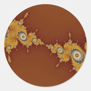 Redonda Warp - Pegatina fractal