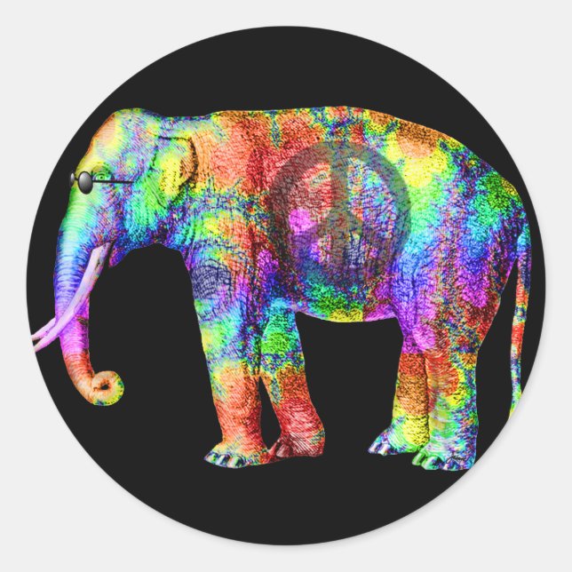 Redonda Way Guay Pegatina (Anverso)