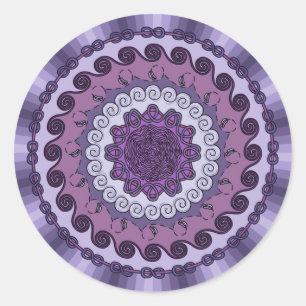 Redonda Wind Mandala Pegatina