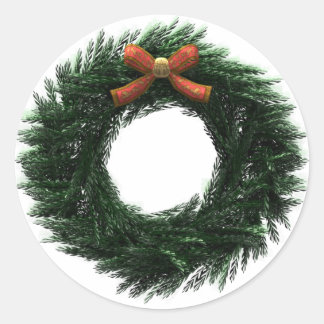 Redonda Wreath Pegatina