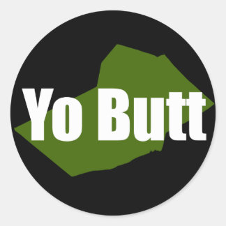 Redonda Yo Butt - Pegatina Skook