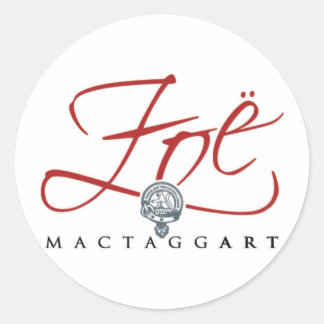 Redonda Zoë MacTaggart Pegatina