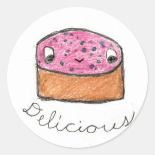 Redonda Zoey: Pegatina redondo