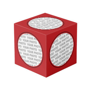 Redondear en rojo marco cuadrado + tu foto