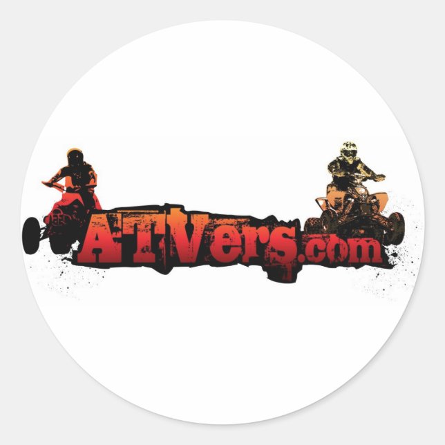 Redondear Pegatinas ATVers.com (Anverso)