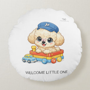 Redondo Bienvenido pequeño chibi juguete poodle cojín redo