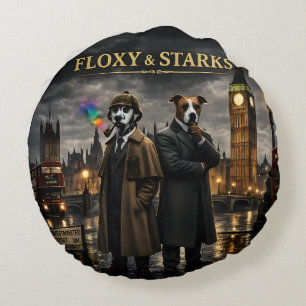 Redondo cojín de lujo de Foxy y Starks